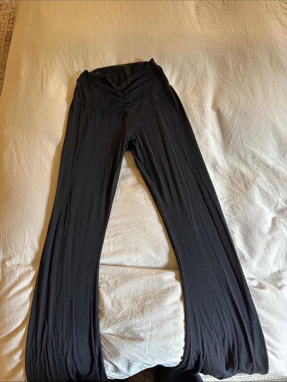 aerie Black Flare Pants